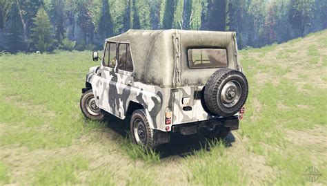 Color Winter camo UAZ 469 for Spin Tires