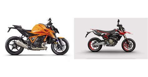 Motorrad Vergleich Ktm Super Duke R Evo Vs Ducati