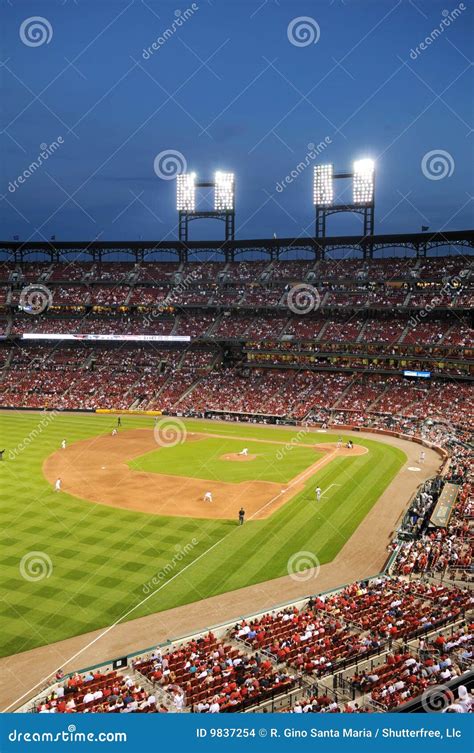 Busch Stadium at Night editorial stock image. Image of colorado - 9837254