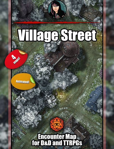 Village Street Holiday Angela Maps Free Static And Animated