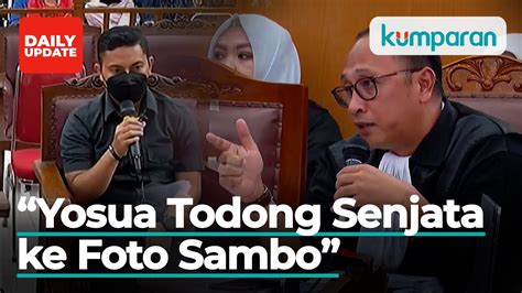 Cerita Ajudan Sambo Adzan Romer Soal Yosua Pernah Todongkan Senjata Ke