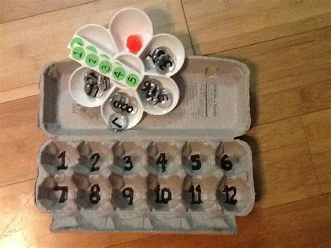 Egg Carton Math Game Find Full Directions And How To On