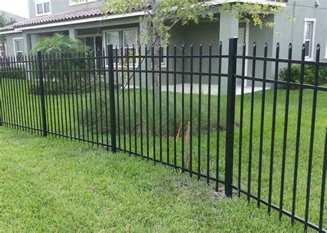 Matting Black Powder Coated Steel Fence 6ft 7ft 8ft custom made