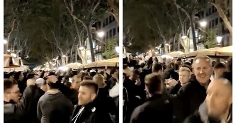 Invasión Alemana En Barcelona Miles De Hinchas Del Eintracht Viajaron