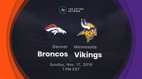 Broncos vs. Vikings Betting Odds, Predictions & Picks (November 17, 2019)