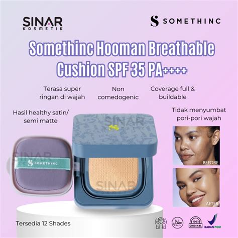 Jual Somethinc Hooman Breathable Cushion Spf Pa Shopee Indonesia