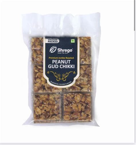 Premium Jumbo Roasted Peanut Gud Chikki Vacuum Packed Peanut Chikki