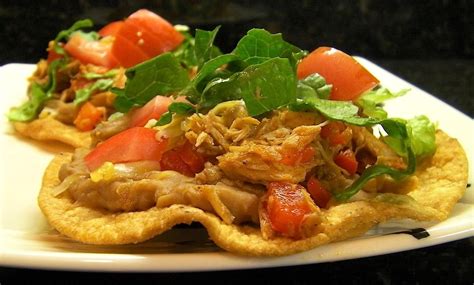 Crisp Flour Tostadas With Slow Simmered Chicken 10 Buck Dinners