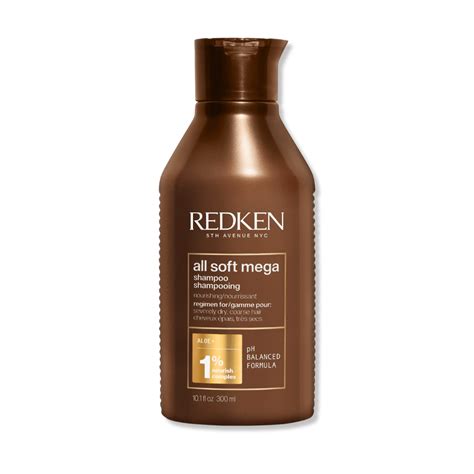 Redken All Soft Mega Shampoo 300ml101 Oz Cosmeticworldca