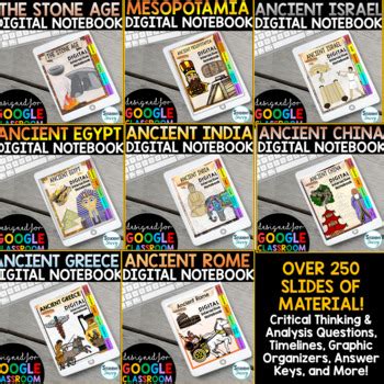 Ancient Civilizations Digital Interactive Notebooks Distance Learning