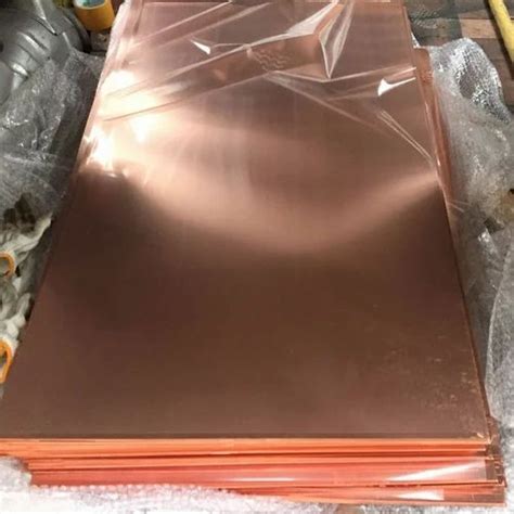 Gsm Mm Rectangular Copper Sheets For Industrial Thickness Mm At