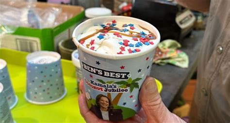 Ben And Jerrys Unveils New Kamala Harris Ice Cream…