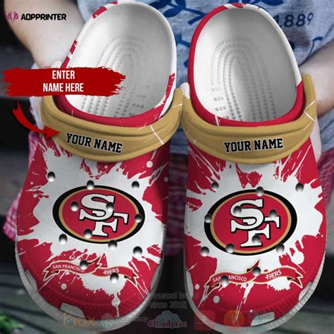 San Francisco 49ers NFL Personalized Hey Dude Sports Shoes Custom