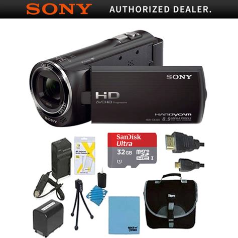 Sony HDR-CX405/B Full HD 60p Camcorder Bundle Deal (Black ) | BuyDig.com