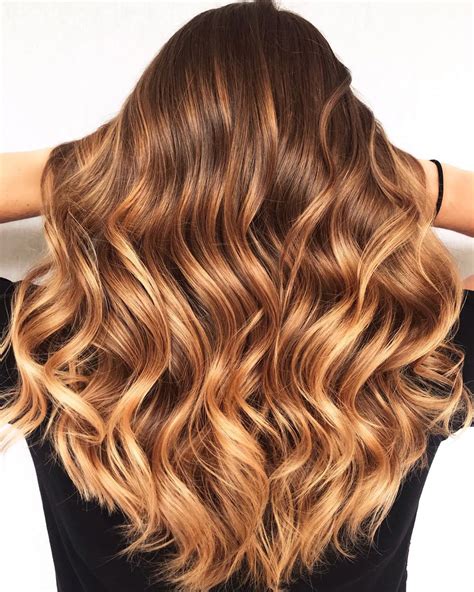 Caramel Hair With Honey Blonde Highlights