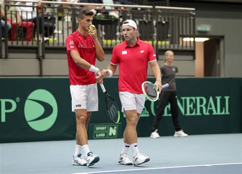 ÖTV Doppel Erler Miedler holen wichtigen Sieg im Davis Cup Sky Sport