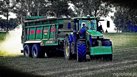 John Deere 7290 R Rozrzutnik Bergmann Obrazek Fotka Zdjecie