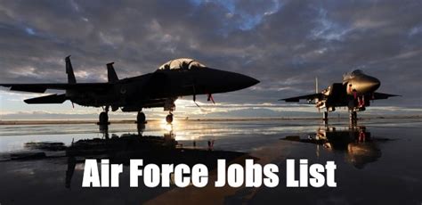 Air Force Jobs List For 2020: A List Of All 135 AFSC's