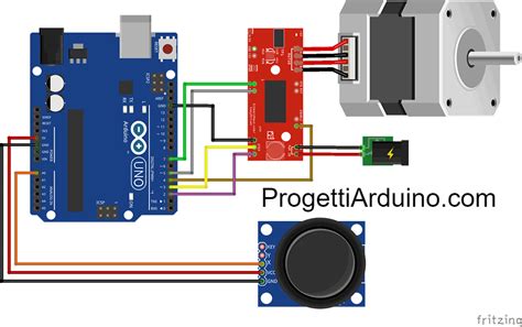 20 Arduino Joystick E Motore Passo Passo Progetti Arduino