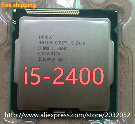 Intel Core i5 2400 i5 2400 I5 2400 (3.1Ghz 6MB 4 cores Socket 1155 5 GT ...