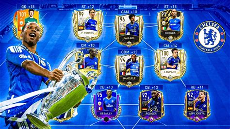 I Built Best Ever Chelsea Squad Of All Time FIFA Mobile 22 YouTube