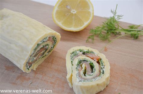 Lachs Frischkäse Röllchen ° Verenas Welt