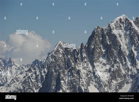 The Alps Chamonix Ski Resort Stock Photo Alamy