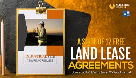 12 Free Land Lease Agreements Crafted In Ms Word Format