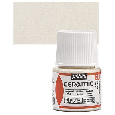 Pebeo Ceramic Paint - 30 Pearl - 45ml only for 3.30