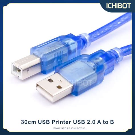 Kabel Arduino 30 Cm USB Printer USB 2 0 A To B ICHIBOT STORE