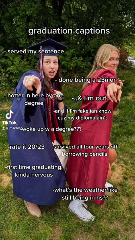 Graduation Captions For