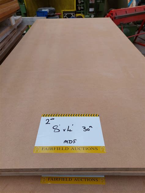 2 No 2440mm X 1220mm X 30mm Mdf Boards Lotsurf