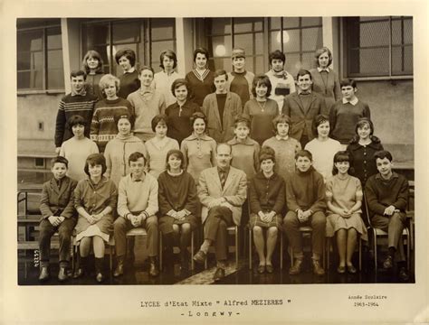 Photo De Classe 2ème 8 De 1963 Lycée Alfred Mézières Copains Davant