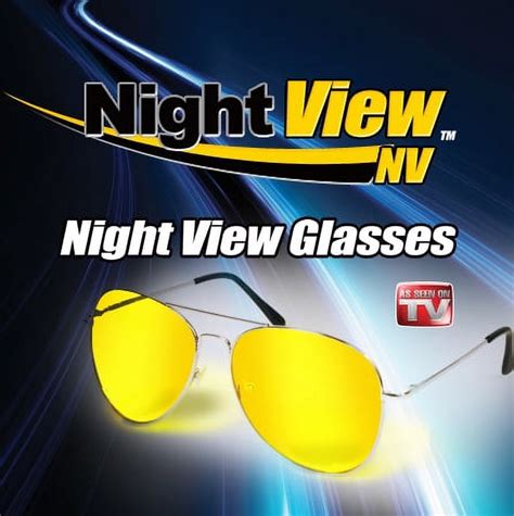 Night View Nv Glasses Yellow Lenses For Night Vision As Seen On Tv