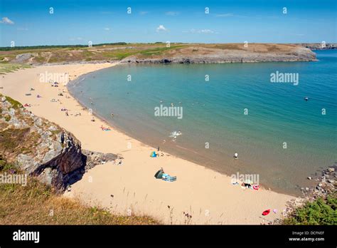 Broad Haven South Beach In The Pembrokeshire Coast National Park And