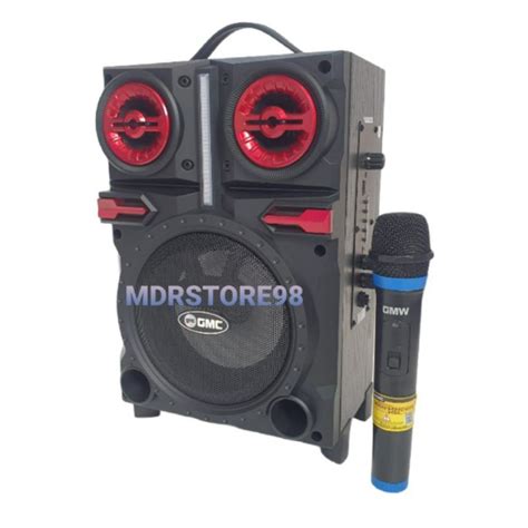 Jual Speaker Aktif Portable Gmc Q Bluetooth Karaoke Radio Extra Bass