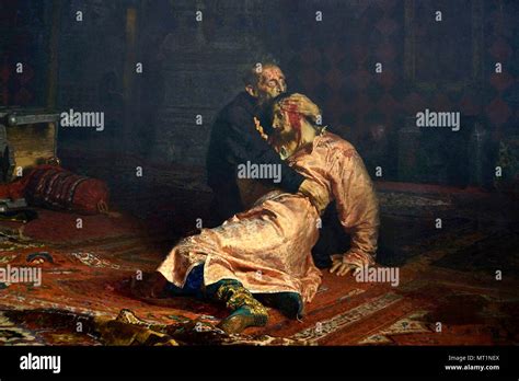 Ilya Repin Ivan Il Terribile E Suo Figlio Ivan Classic Off