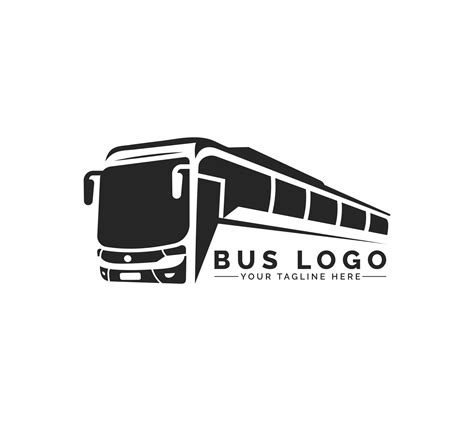 Bus Logo Design On White Background Vector Illustration 21842083