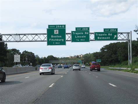 Massachusetts Interstate 95 Northbound Cross Country Roads