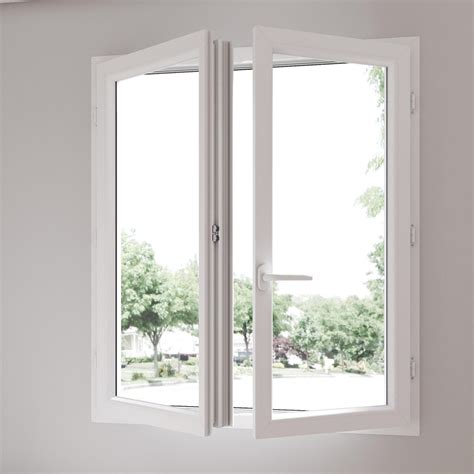 Fenêtre PVC Essentiel H 135xl 120cm 2 vantaux blanc Leroy Merlin