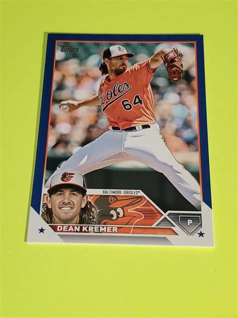 Topps Baseball Series Dean Kremer Meijer Purple Baltimore