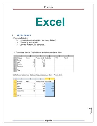 Pracrico De Excel PDF