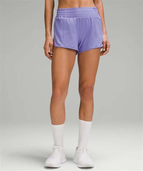 Lululemon Hotty Hot High Rise Lined Short 2 5 Dark Lavender Lulu Fanatics