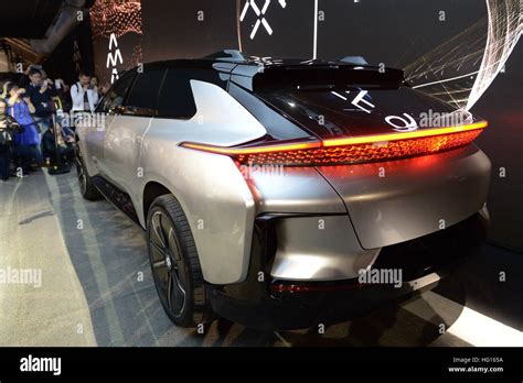 Las Vegas Usa Rd Jan Start Up Faraday Future Presents Its