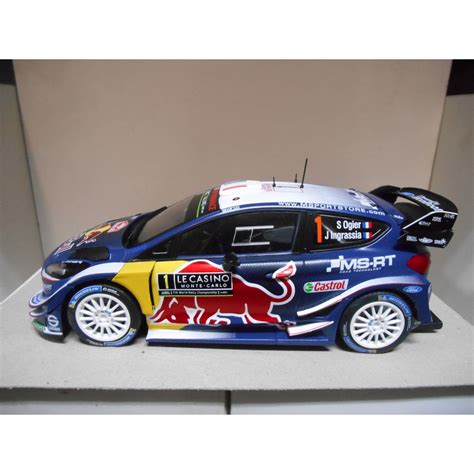 FORD FIESTA WRC RALLY MONTE CARLO 2018 S OGIER 1 18 ALTAYA IXO BCN