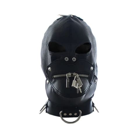 Buy Unisex Faux Leather Monster Fetish Mask Sexy Head