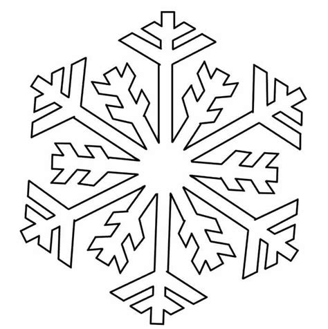 Desenhos De Floco De Neve Para Colorir Pintar E Imprimir