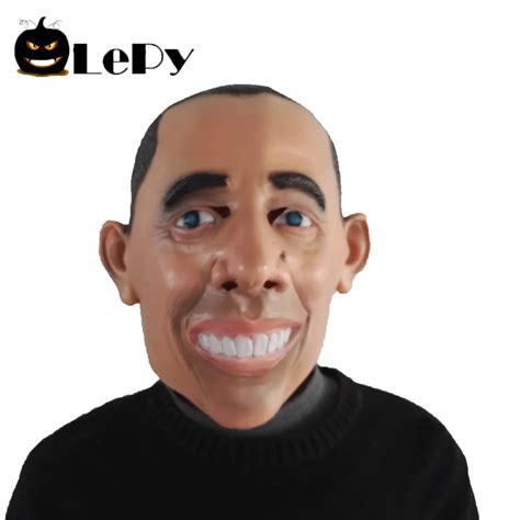 LePy Funny U.S. President Barack Obama Mask Natural Latex Ecology ...