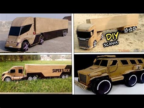 Amazing Rc Truck Diy Cardboard Youtube