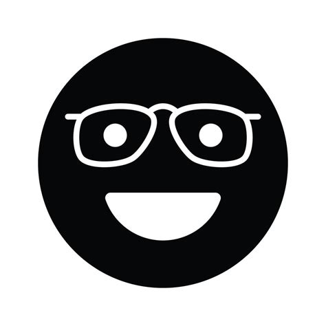 Nerd Emoji Icon Design Ready For Premium Use 44159471 Vector Art At